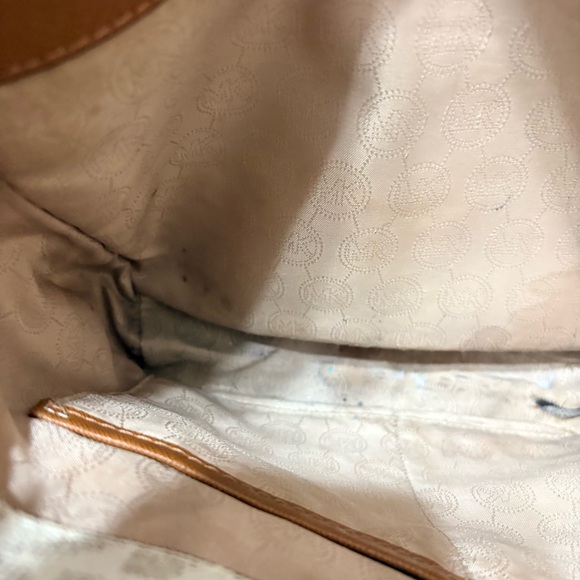 Michael Kors Beige and Tan Signature Tote - Picture 8 of 13